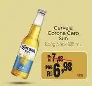Novo Atacarejo Corona cero sun - cerveja oferta