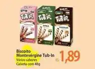 Atacadão Chocolate - biscoito montevergine tub-in oferta