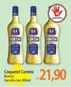 Atacadão Contini - coquetel branco garrafa oferta