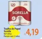 Atacadão Sorella - toalha de papel oferta