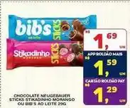 Roldão Chocolate - chocolate neugebauer sticks stikadinho oferta