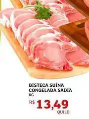 Assaí Atacadista Sadia - bisteca suína congelada oferta