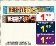 Roldão Hershey´s - chocolate chocotubes sabores oferta