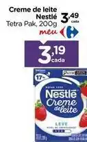 Carrefour Nestlé - creme de leite oferta