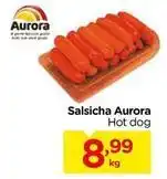 Carrefour Aurora - salsicha oferta