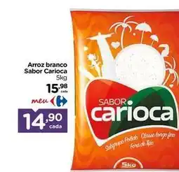 Carrefour Carioca - arroz branco sabor oferta