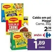Carrefour Maggi - caldo em pó oferta