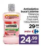 Carrefour Listerine - antisséptico bucal oferta
