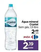 Carrefour Crystal - água mineral oferta