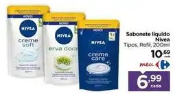 Carrefour Nivea - sabonete líquido oferta