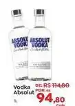 Novo Atacarejo Absolut - vodka oferta