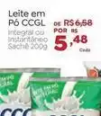 Novo Atacarejo Ccgl - leite em po oferta
