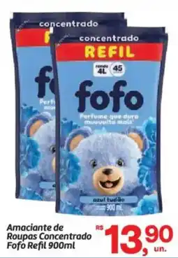Fort Atacadista Amaciante de Roupas Concentrado Fofo Refil oferta