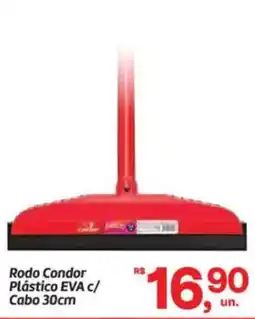 Fort Atacadista Rodo condor plástico eva c/ cabo 30cm oferta