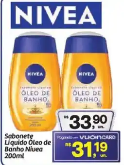 Fort Atacadista Sabonete liquido oleo de banho nivea oferta