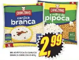 Vianense Supermercados milho pipoca ou canjica branca chinezinho oferta