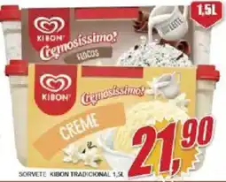 Vianense Supermercados Sorvete kibon tradicional oferta