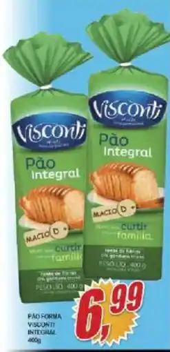 Vianense Supermercados Pão forma visconti integral oferta
