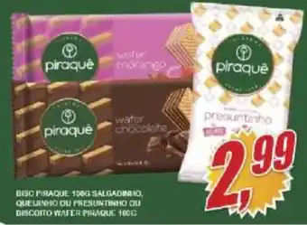 Vianense Supermercados Biscoito wafer piraque oferta