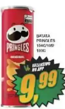 Vianense Supermercados Batata pringles original oferta