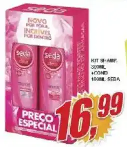 Vianense Supermercados Kit shampoo + condicionador seda oferta