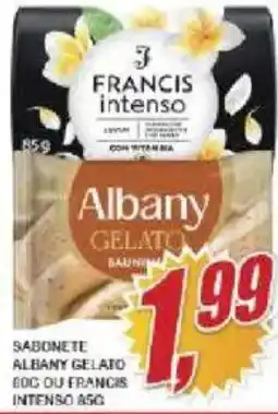 Vianense Supermercados Sabonete albany gelato edc ou francis intenso oferta