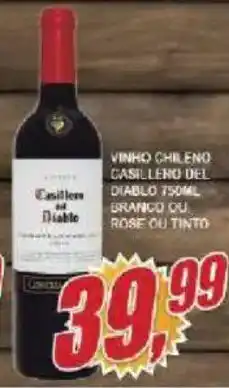 Vianense Supermercados Vinho chileno casillero del diablo oferta