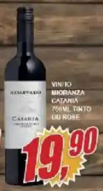 Vianense Supermercados Vinho mioranza catania 750ml tinto ou rose oferta