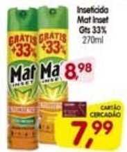 Cercadão Inseticida Mat Inset Gts 33% 270ml oferta