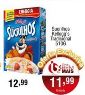 Supermercado Bem Barato Sucrilhos Kellogg's Tradicional 510g oferta