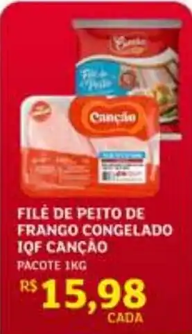 Filé de peito de frango congelado