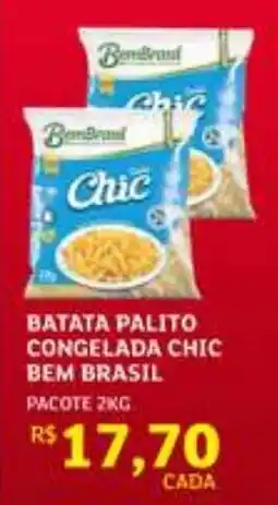 Assaí Atacadista Batata palito congelada chic bem brasil oferta