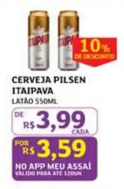 Assaí Atacadista Cerveja pilsen itaipava oferta