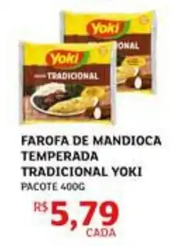 Assaí Atacadista Farofa de mandioca temperada tradicional yoki oferta