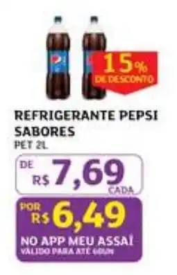 Assaí Atacadista Refrigerante pepsi sabores oferta