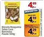 Tenda Atacado Rancheiro - biscoito rosquinha sabor coco oferta