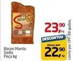 Tenda Atacado Sadia - bacon manta oferta