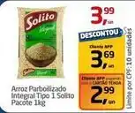 Tenda Atacado Solito - arroz parboilizado integral tipo 1 pacote oferta