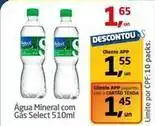 Tenda Atacado Select - água mineral com gas oferta