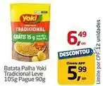 Tenda Atacado Yoki - batata palha tradicional leve 105g pague 90g oferta