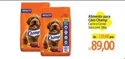 Atacadão Champ - alimento para cães oferta