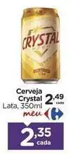 Carrefour Crystal - cerveja oferta