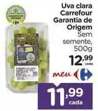 Carrefour Carrefour - uva clara garntia de origem oferta
