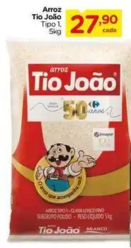 Carrefour Tio joão - arroz oferta