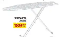 Carrefour Carrefour - mesa para passar roupas mesh top oferta