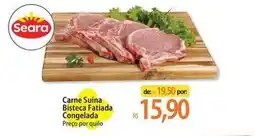 Atacadão Seara - carne suina bisteca fatiada congelada oferta