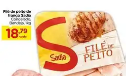 Carrefour Sadia - filé de peito de frango oferta
