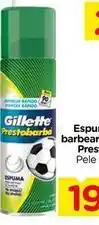 Carrefour Gillette - espuma para barbear prestobarba oferta
