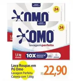 Atacadão Omo - lava roupas em pó lavagem perfeita oferta