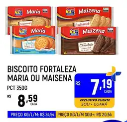 Supermercado Guará Biscoito fortaleza maria ou maizena oferta